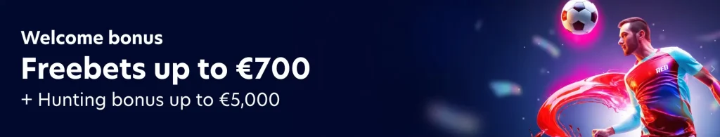 Banner with sport welcome bonus offer